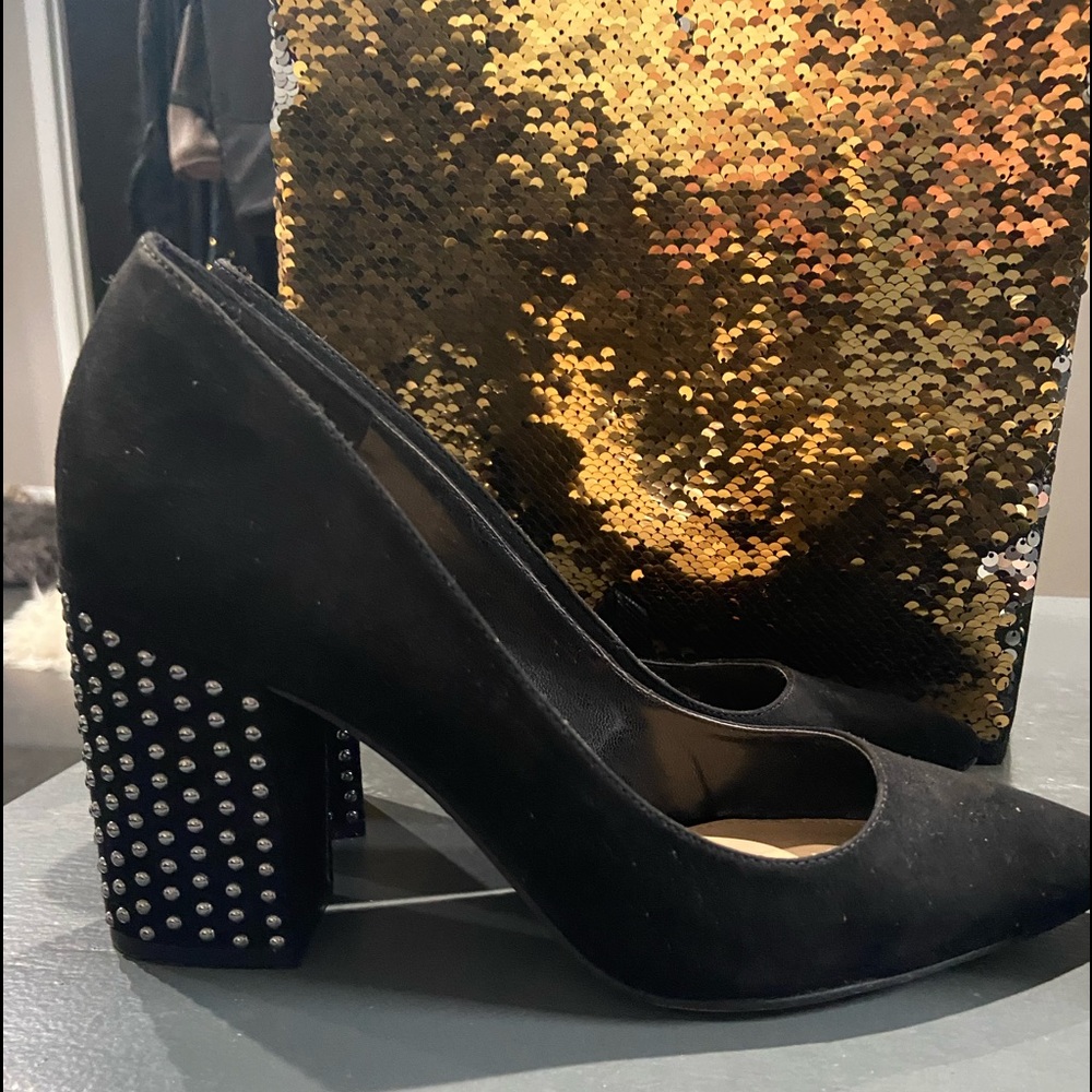 Jessica Simpson Studded Heel Pumps